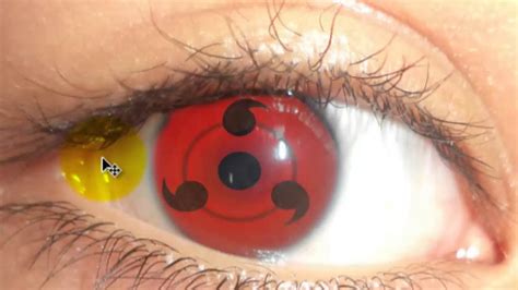 El Sharingan activado en un ojo
