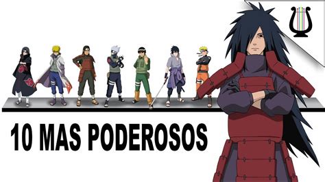 Silueta de varios ninjas poderosos de Naruto