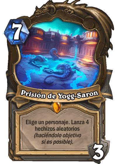 Ilustración de la Prisión de Yogg-Saron en Hearthstone