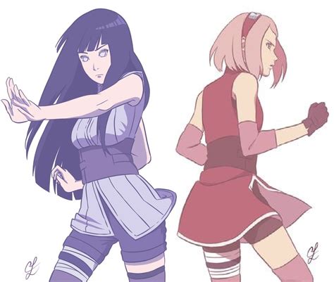 Comparativa de habilidades de Sakura y Hinata