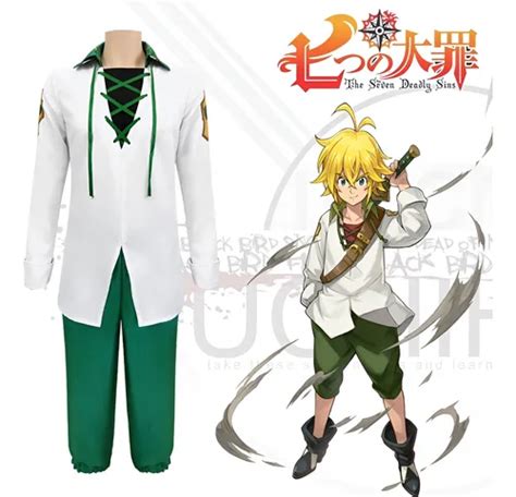 Conjunto de cosplay de Meliodas