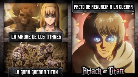 Representación de titanes atacando fuera de las murallas