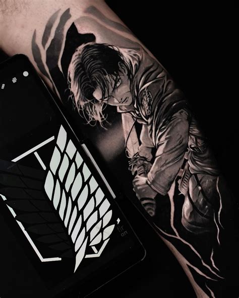 Tatuaje del Capitán Levi Ackerman
