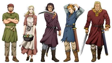 Comparación visual de personajes de Vinland Saga y Berserk