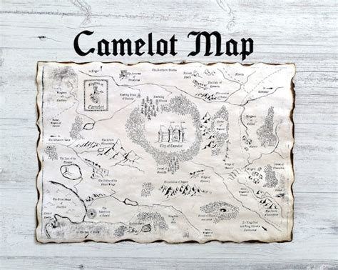 Mapa del reino de Camelot