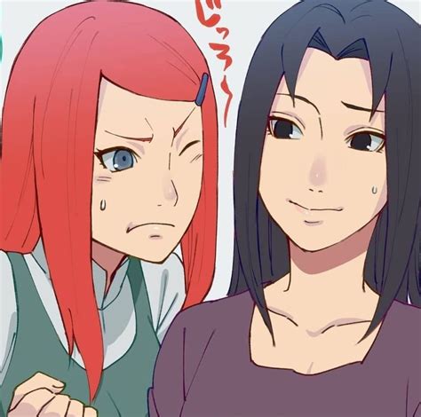 Mikoto y Kushina hablando