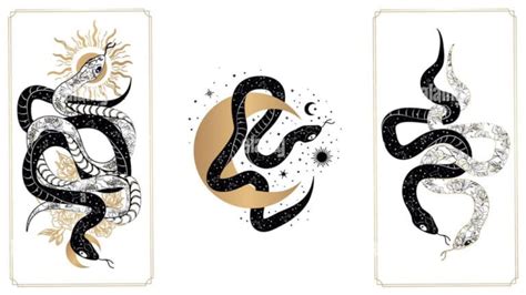 Ilustración comparativa de la simbología de la serpiente en Voldemort y Orochimaru