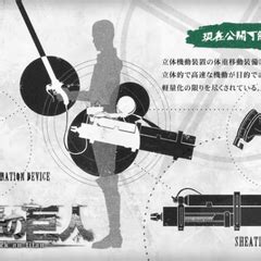 Soldado de Shingeki no Kyojin utilizando el Equipo de Maniobras Tridimensionales.