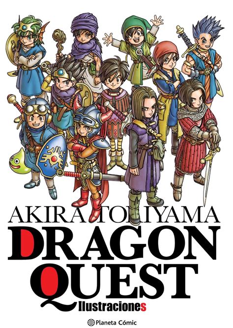 Portada del libro de ilustraciones de Dragon Quest de Akira Toriyama