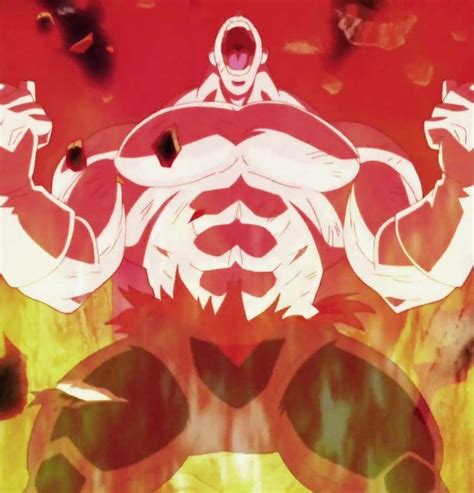 Jiren desatando su poder