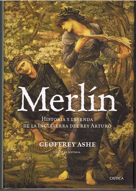 Representación artística de Merlín y Arturo