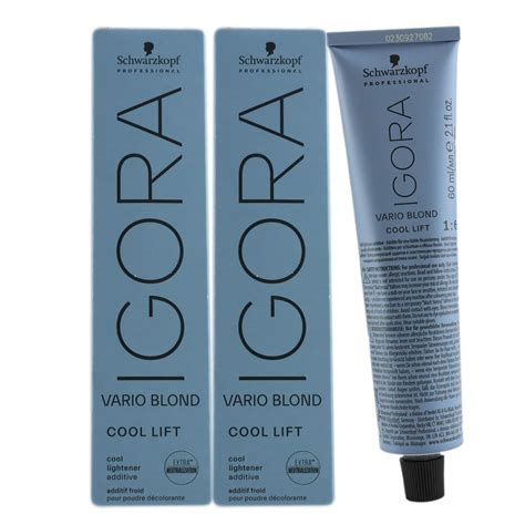 Tabla de niveles de aclarado con Schwarzkopf Igora Vario Blond