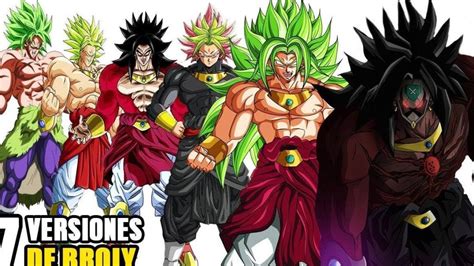 Diagrama de poder de Broly y otras transformaciones