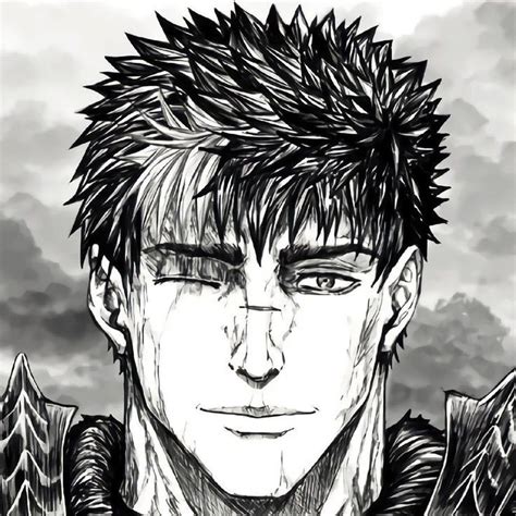 Retrato de Guts con su aspecto característico