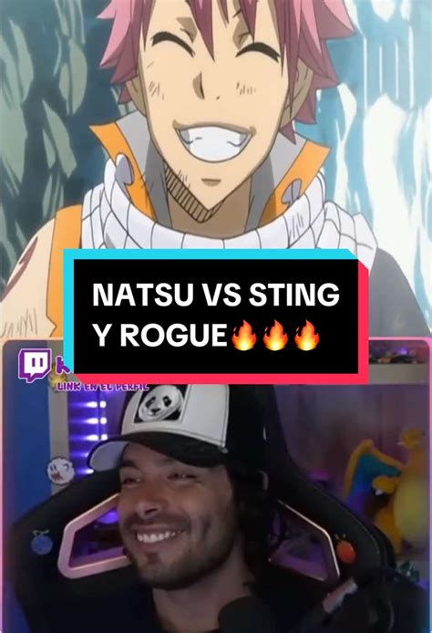 Secuencia de batalla épica entre Natsu y un villano