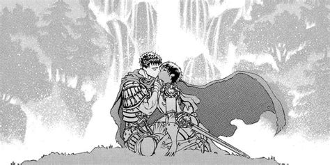 Casca y Guts en el acantilado