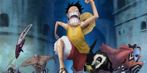 Luffy y sus aliados luchando en el Nivel 4 de Impel Down