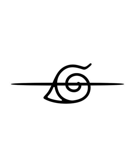 Símbolo de Konoha y el rango Chūnin