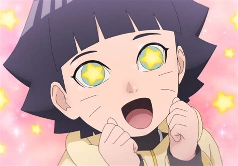 Himawari Uzumaki con el Byakugan activado