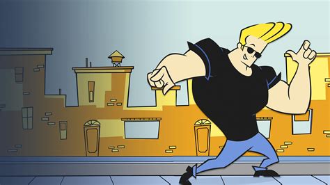 Johnny Bravo como peluquero en Ciudad Aron.