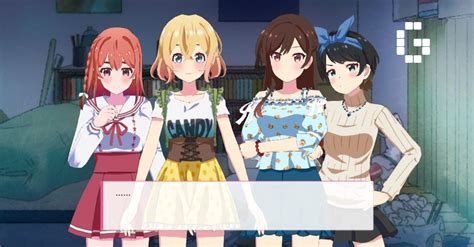 Captura de pantalla del gameplay de Rent-A-Girlfriend: Heroine All Stars mostrando el puzle match-3