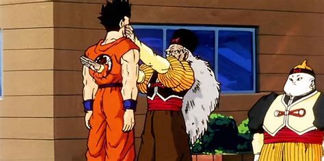 Il·lustració del Dr. Gero atacant a Yamcha amb la seva tècnica d'absorció d'energia