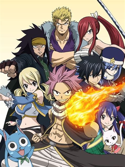 Miembros de Fairy Tail entrenando