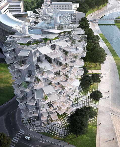 Infografía comparativa de proyectos de Sou Fujimoto