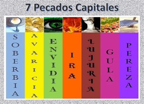 Lista de los Siete Pecados Capitales