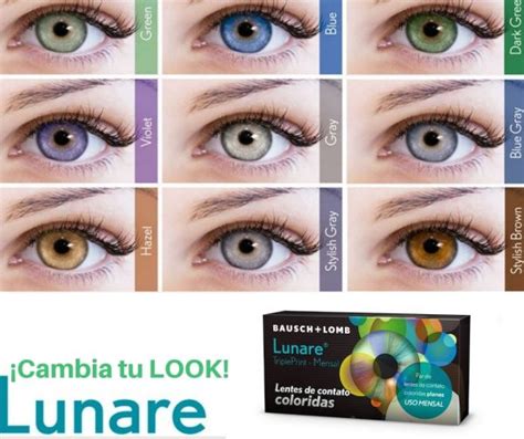 Lentes de contacto de colores inspirados en personajes de anime