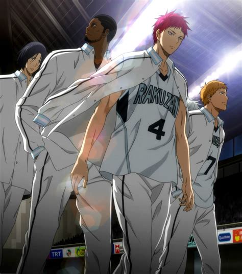 Akashi Seijuro y Reo Mibuchi en el gimnasio de Rakuzan