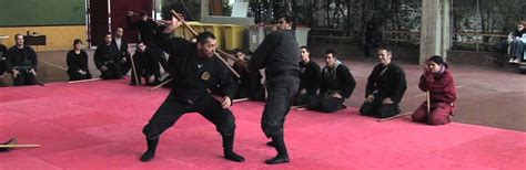 Estudiantes practicando Budo Taijutsu