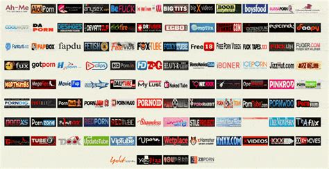 Porn tube sites comparison infographic