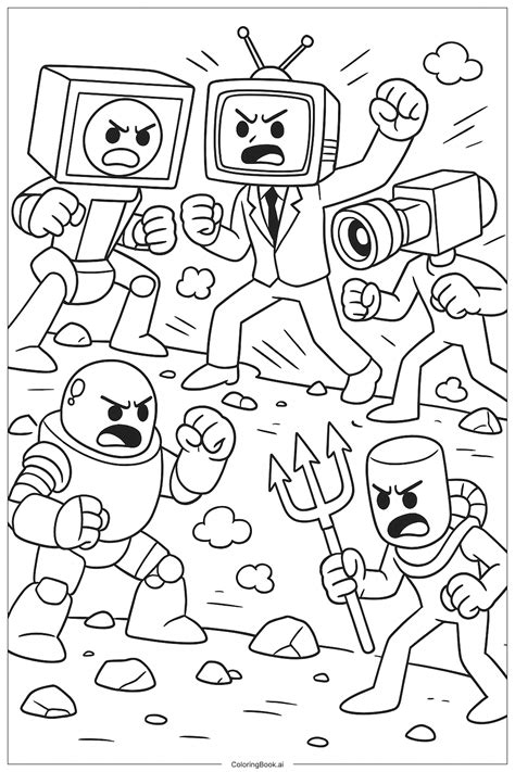 Escena de batalla entre los personajes y los titanes anteriores en el Retumbar