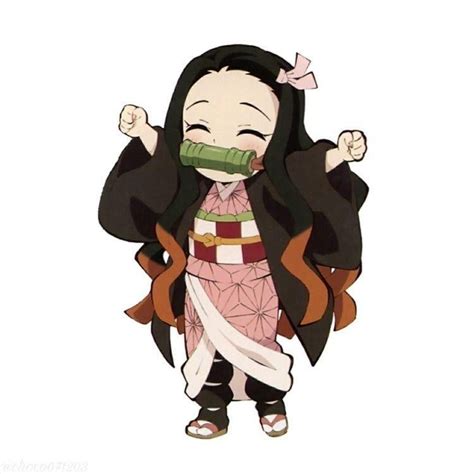 Nezuko en estilo Chibi