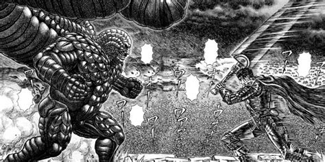 Guts luchando contra Mozgus