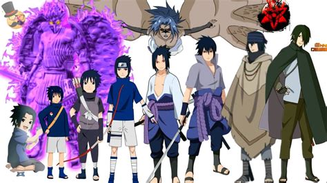 Evolución de las formas de Sasuke Uchiha