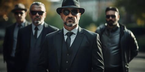 Jefe de la mafia y su guardaespaldas