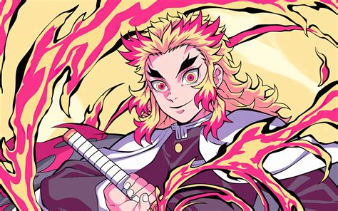 Representación realista de Kyojuro Rengoku
