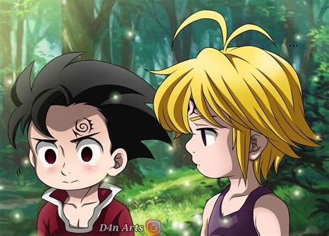 Meliodas hablando con Zeldris en su mente
