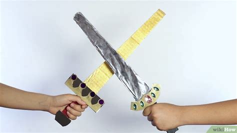 Esquema de construcción de espada de cartón
