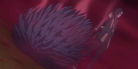 Ilustración de Samehada absorbiendo chakra