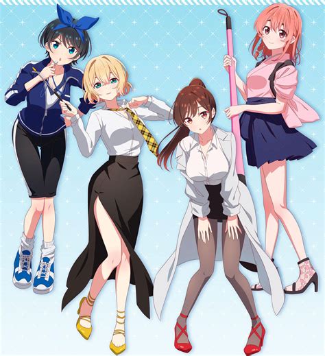 Tabla de personajes principales de Kanojo Okarishimasu