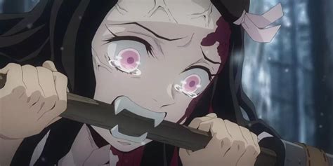 Nezuko usando su técnica de sangre demoníaca