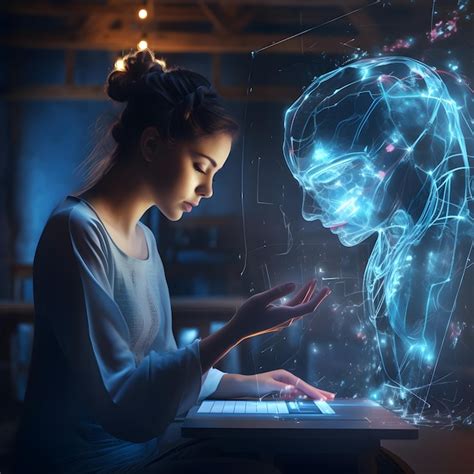 Ilustración de un oni y un joven interactuando