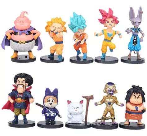 Figuras pequeñas de personajes de Dragon Ball