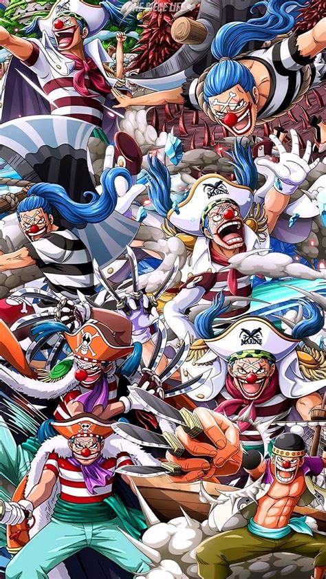 Buggy el Payaso con su tripulación