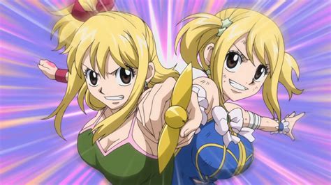 Lucy uniéndose a Fairy Tail