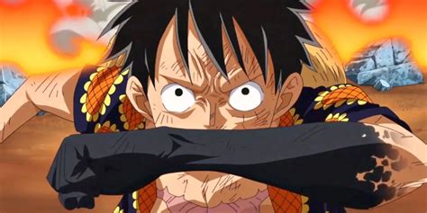 Personaje de One Piece cubierto de Haki de Armamento