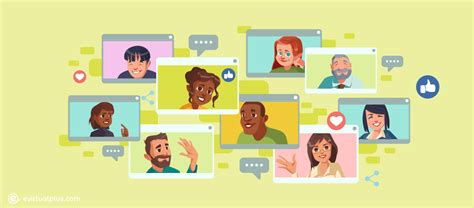 Ilustración de fans interactuando en un foro online